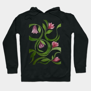 hand drawn floral pattern Hoodie